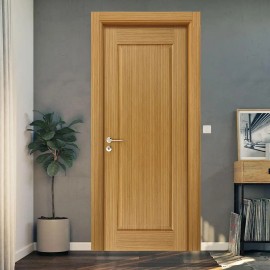 Doğal Teak Kaplama Y-1 Oda Kapısı