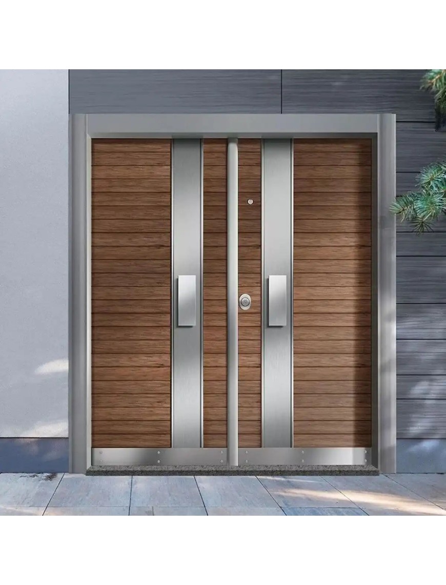 Mass Villa Kapısı Masif Ceviz